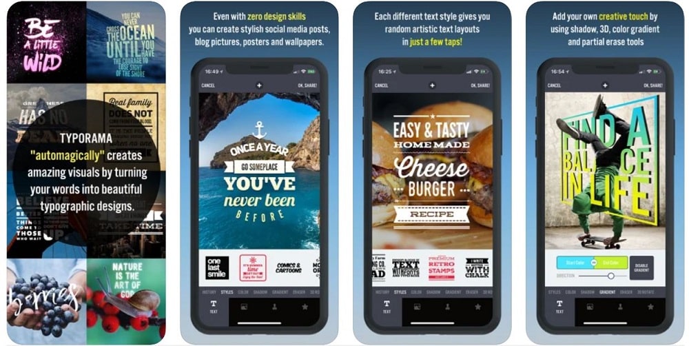 Typorama Instagram App