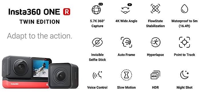 Insta360 Action Camera Details