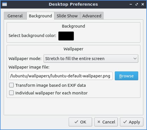 Lubuntu 20 10 Mte Review Desktop Preferences