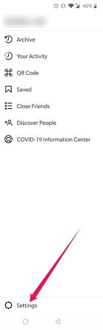 Ad Activity Instagram Settings