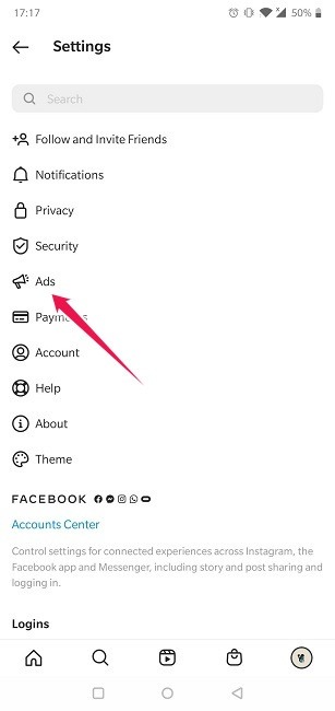 Ad Activity Instagram View Ads