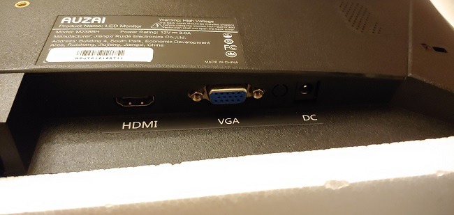 Auzai 24 Inch Monitor Review Ports