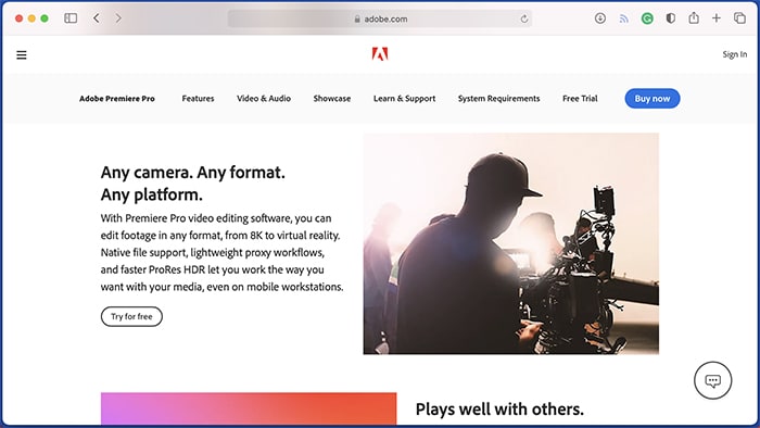 Best Video Editors Mac Adobe Premiere Pro