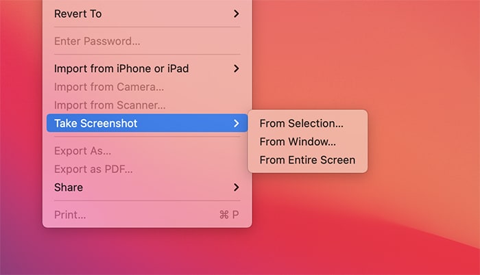 Capturing Screenshots Cursor Mac Preview App