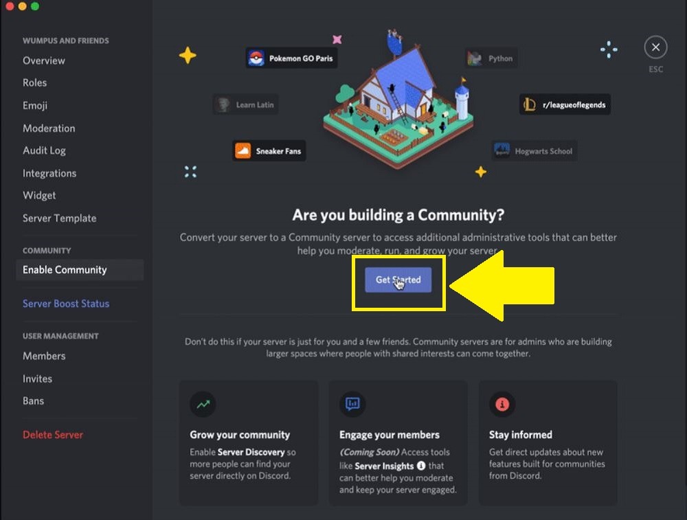 Discord Get Started