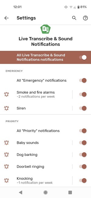 How To Set Emergency Alarm Android Disable Select Notifications