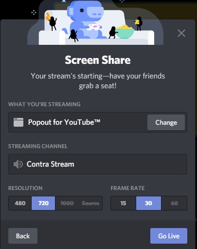 How To Stream On Discord Step 4