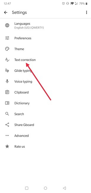 How To Turn On Off Auto Correct Android Text Correction