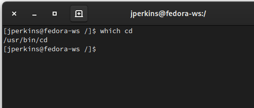 Linux Virtual Directory Which Cd