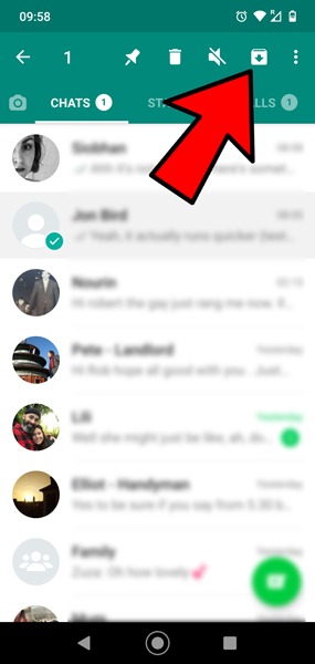 Lock Texts Photos Archive Whatsapp