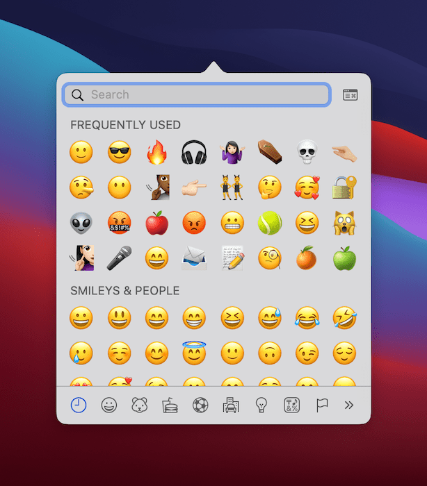 A collection of emojis.