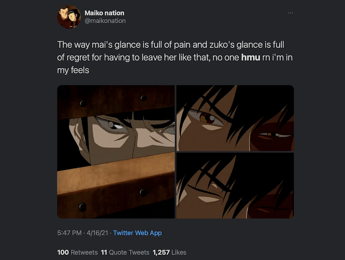 A Tweet mentioning the slang term HMU.