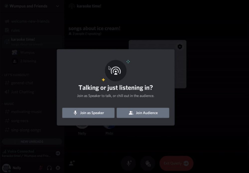 Stage Moderator Options
