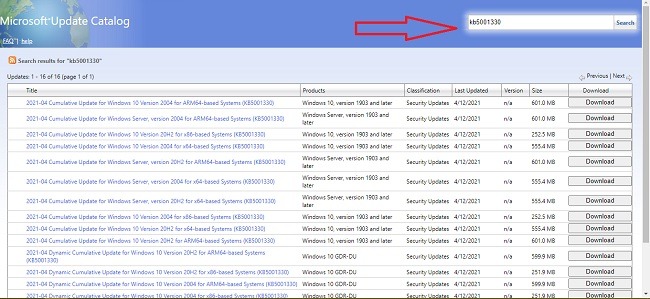 What Is The Microsoft Update Catalog And How To Use It Search