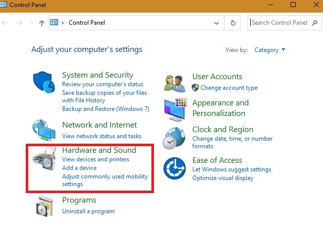 Ext Microphone Windows Hardware And Sound