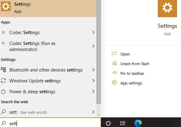 Ext Microphone Windows Settings Start Option