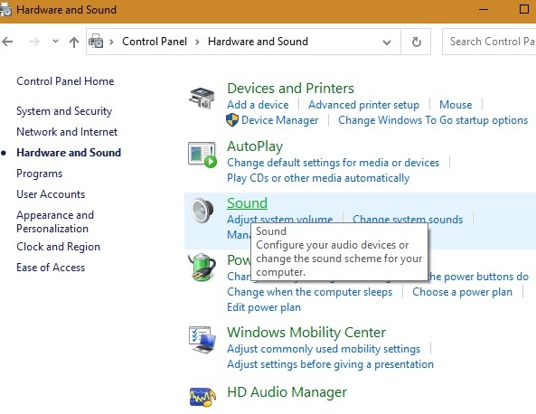 Ext Microphone Windows Sounds Configure Audio Devices