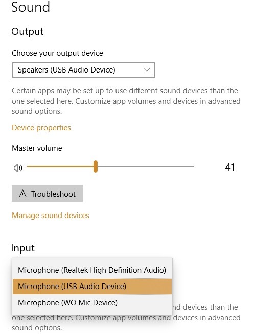 Ext Microphone Windows Sounds Input Device