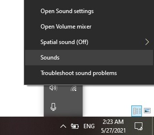 Ext Microphone Windows Sounds Option