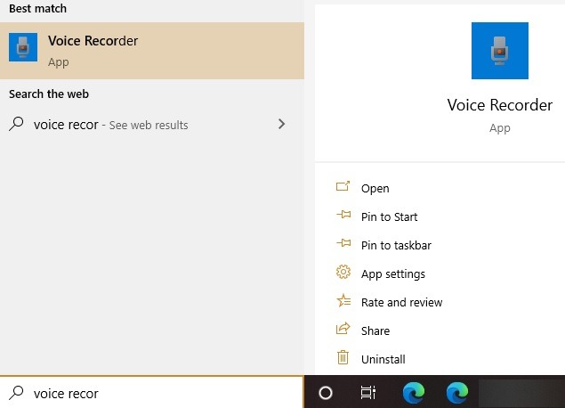 Ext Microphone Windows Voice Recorder Search