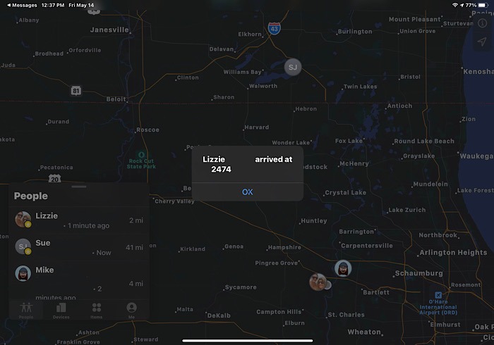 Location Sharing Ios Arrived