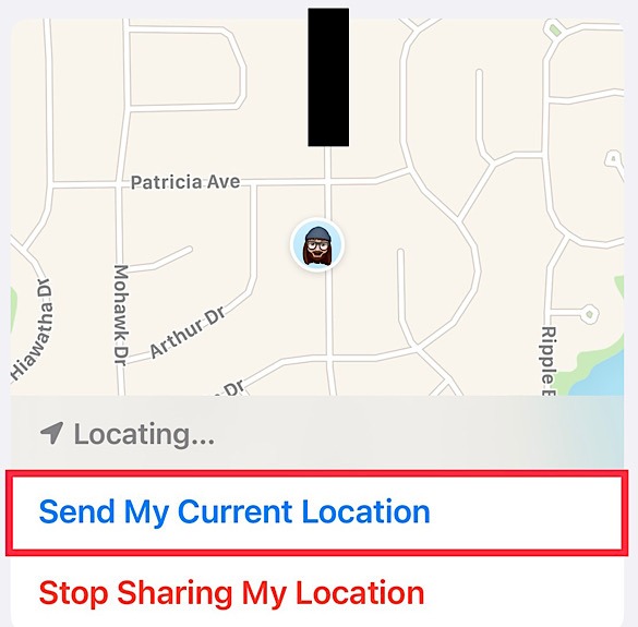 Location Sharing Ios Current