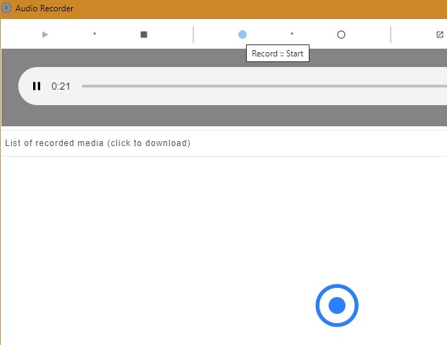 Record Meeting Host Audio Capture Start