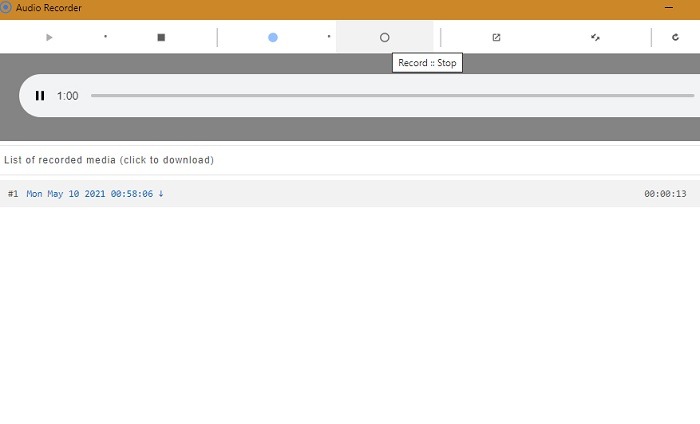 Record Meeting Host Audio Capture Stop