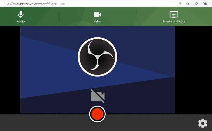 Record Meeting Host Panopto Record