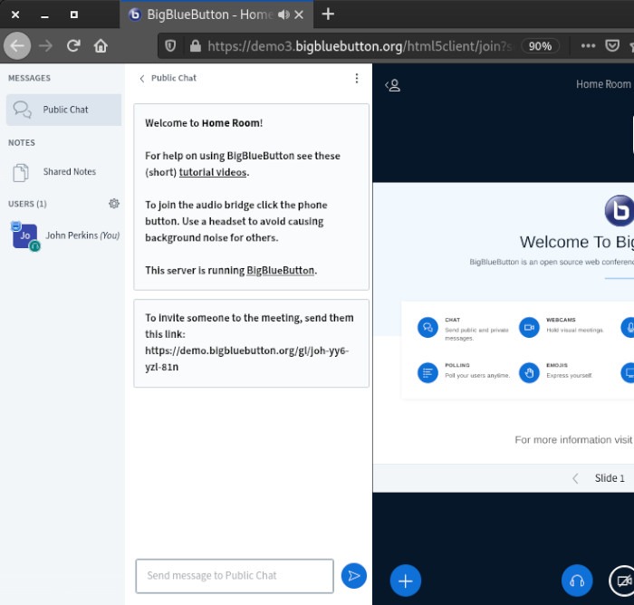Bigbluebutton On Linux Chat