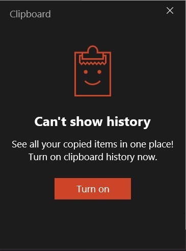 Clipboard History Windows 10