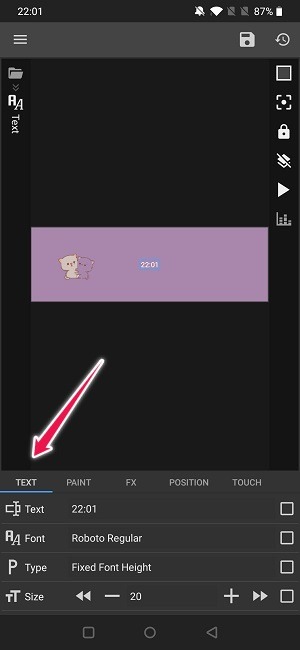 Create Widget Android Add Text