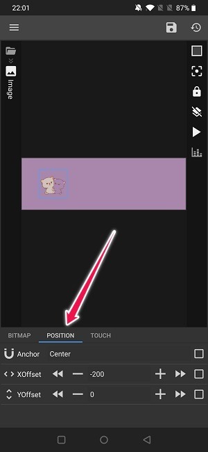 Create Widget Android Position Image