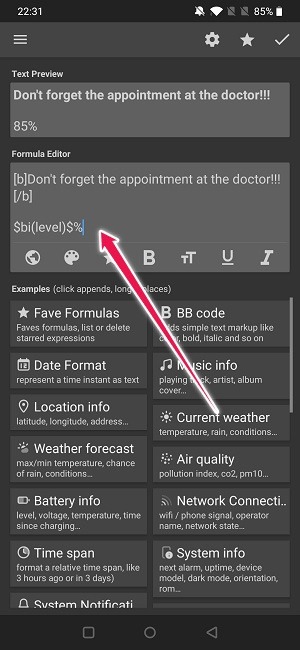 Create Widget Android Write Text