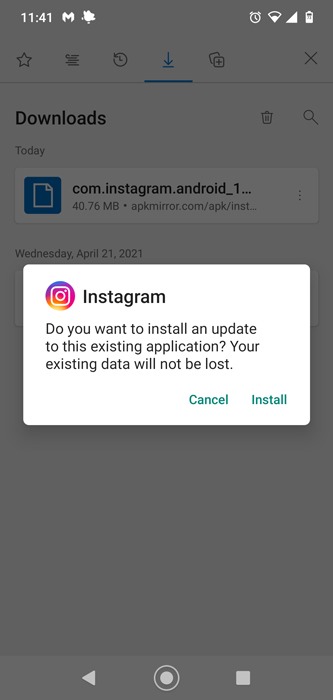 Fix Android Apps Not Working Install Instagram