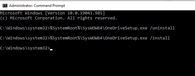 Fix Missing Onedrive Icon Cmd