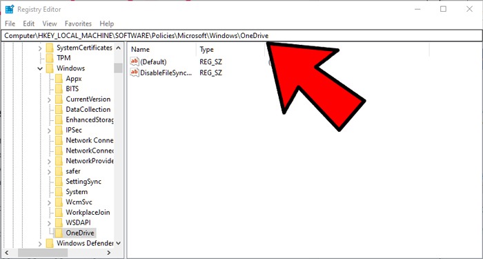 Fix Missing Onedrive Icon Regedit