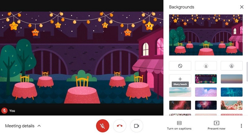 Google Meet Background