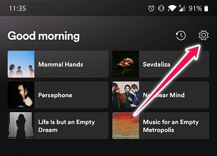 Hide Spotify Listening Activity Mobile Settings