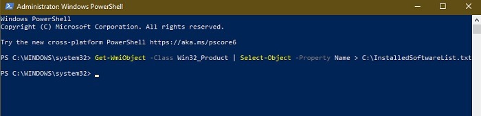 How To Get A List Of All Installed Software On A Windows System Powershell