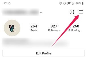 How To Hide Likes Instagram Profile Menu