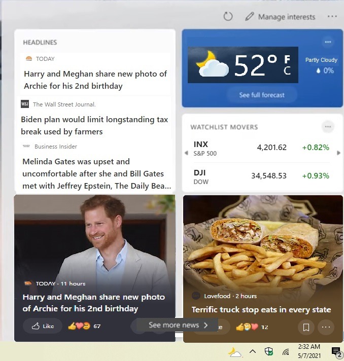 How To Setup Windows 10 Taskbar News And Interests Widget Opened