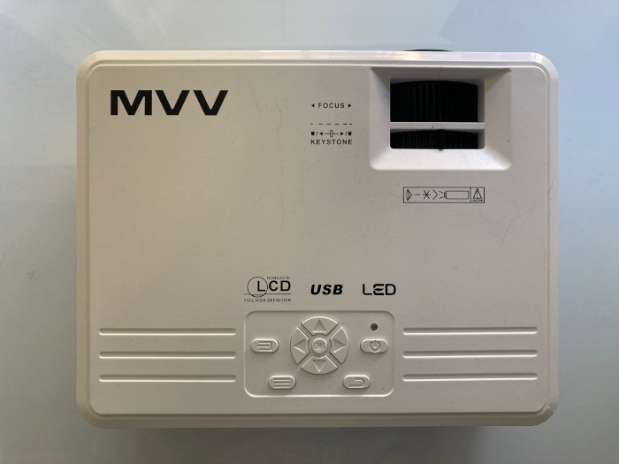 Mvv Mv06 Projector Review Top View