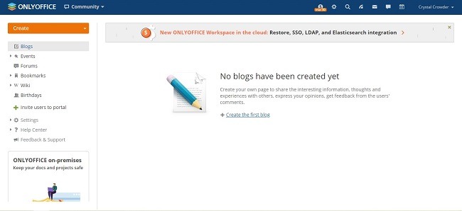 Onlyoffice Workspace Cloud Review Community