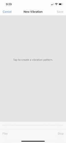 Outgoing Iphone Message Create New Vibration
