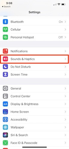 Outgoing Iphone Message Sound Settings