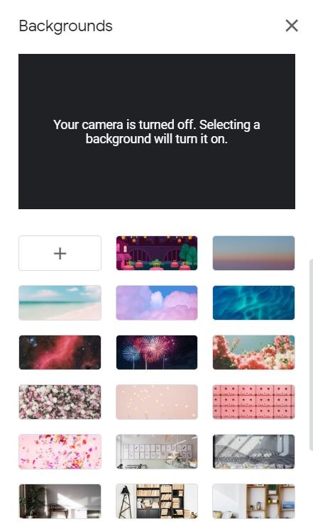 Pre Loaded Backgrounds