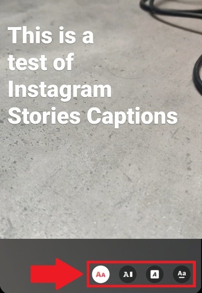 Preview Instagram Captions Feature