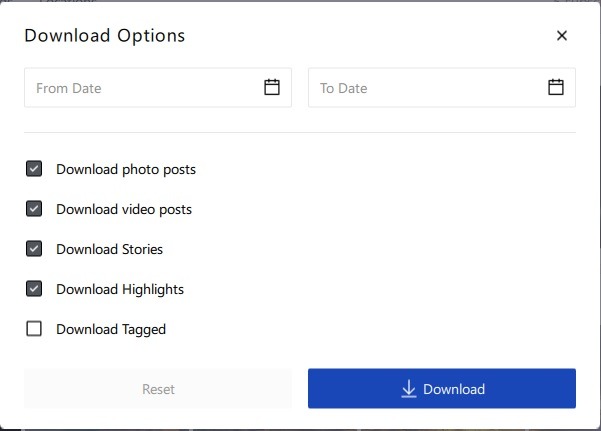 Qoob Stories Review Instagram Downloader Download Options