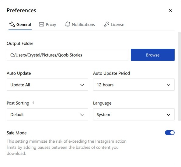 Qoob Stories Review Instagram Downloader Preferences